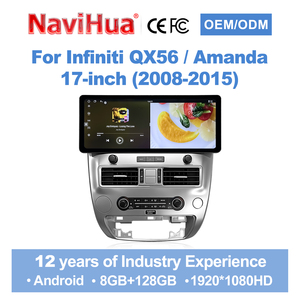 Navihua, Nuevo Radio de Auto Android de 17 Pulgadas con GPS, DSP, Estéreo, Reproductor con Carplay para Infiniti QX56 Nissan <span class=keywords><strong>Amanda</strong></span> 2008-2015 - Product Image 2