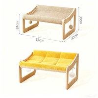 Griffoir pour chat de bureau de haute qualité, doux, fabriqué en sisal naturel, écologique, facile à nettoyer, lit pour chat