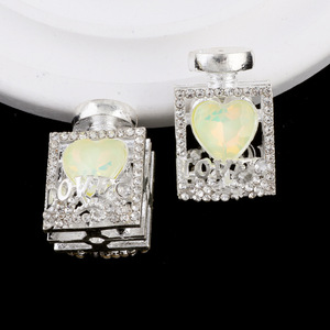 2025 vente chaude amour strass cristal coeur parfumé forme perles pour stylos bijoux à bricoler soi-même téléphone chaînes accessoires - Product Image 3