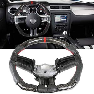 De fibra de carbono del volante del coche para <span class=keywords><strong>Ford</strong></span> <span class=keywords><strong>Mustan</strong></span> 2010-2014 - Product Image 6