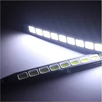Luz LED DRL COB para Auto, Luz Diurna Blanca, Impermeable, Flexible, de Silicona, Lámpara COB para Auto, Accesorios Exteriores