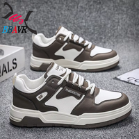 Chaussures décontractées montantes style Hong Kong pour hommes, en maille, antidérapantes, à semelle épaisse, pour étudiants, usage quotidien, printemps-automne