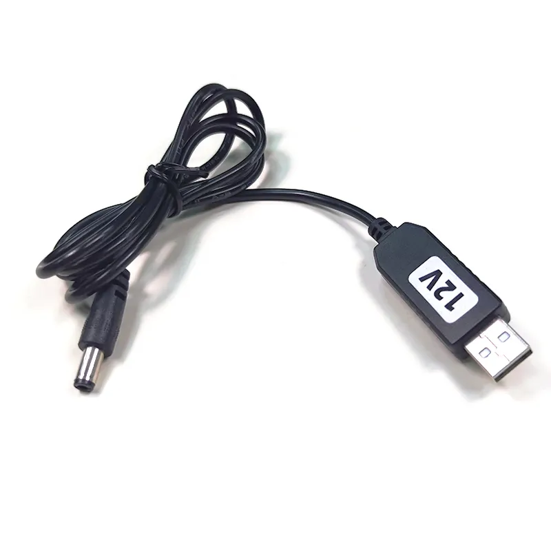 USB DC 5V to 12V Step Up Power Cable(3ft), USB to DC 12V Adapter