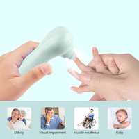Têtes de meulage OEM 7/10pcs coupe-ongles électrique sûr pour bébé avec lumière LED