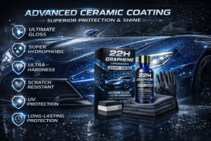 Revêtement céramique au graphène GRAPHONEX 22H, brillance extrême et protection hydrophobe supérieure (70 ml), fonction auto-réparatrice - Product Image 3