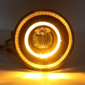 Sanvi 7 Inch Customizable LED Headlight RetroFit Assembly Off-Road Vehicles Fashion for Jeep Harley Davidson 12V - Product Image 3