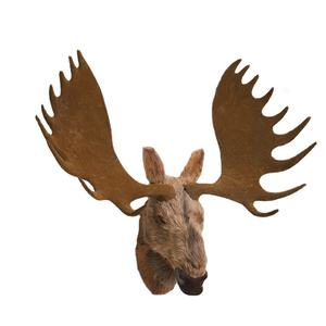 Simulación de cabeza de Reno modelo 1 a 1 cabeza de <span class=keywords><strong>alce</strong></span> de <span class=keywords><strong>tamaño</strong></span> <span class=keywords><strong>Real</strong></span> decoraciones de pared para el hogar - Product Image 1
