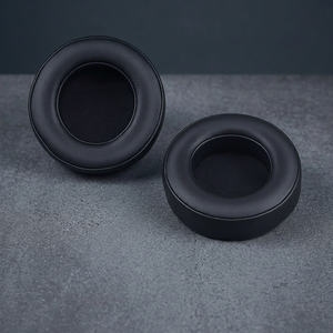 Pour Corsair Virtuoso RGB Wireless SE, coussinets d'oreille en cuir protéiné de qualité supérieure à épaisseur accrue, tissus en maille noire, oreillettes de jeu - Product Image 6