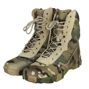 Bán Buôn Chiến Thuật Giày Leo Núi Camo Ngoài Trời Đi Bộ Đường Dài Leo Núi Chiến Đấu Đào Tạo Săn Bắn Bánh Chiến Thuật Khởi Động Người Đàn Ông - Product Image 1