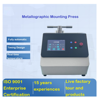 Presse de montage métallographique entièrement automatique à double moule pour l'encapsulation d'échantillons