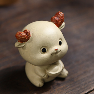 Zisha <b>Tea</b> Pet Deer Ornament Clay Small <b>Tea</b> Table Decor Kung Fu <b>Tea</b> <b>Set</b> Lead Free Afternoon <b>Tea</b> Accessory - Product Image 4