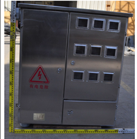 Armoire de comptage monophasée multi-positions en métal antirouille Zhixin BXD2 pour extérieur, protection IP33, courant nominal 60A/100A