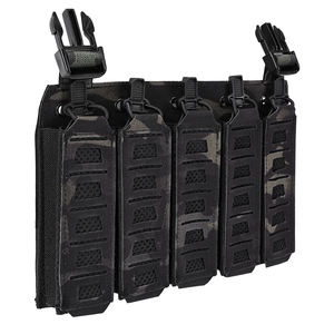Pochette triple Molle pour chargeurs en nylon 500D, panneau Molle pour chargeurs 5.56, pour gilet tactique - Product Image 4