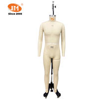 Maniquí de Costura Profesional Junmei para Hombre, sin Cabeza, de Fibra de Vidrio, para Pruebas de Prendas OEM, CN # Maniquí de Costura en Pie, 92 cm