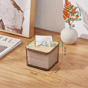 กล่องกระดาษทิชชู่ใส่ผ้าเช็ดปากปรับแต่งได้กล่องใส่กระดาษทิชชู่ไม้ไผ่สำหรับบ้าน - Product Image 3