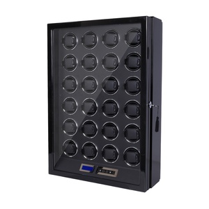 Boîte de remontoir de <span class=keywords><strong>montre</strong></span> en bois à 24 fentes avec écran tactile de télécommande LCD, boîte de sécurité <span class=keywords><strong>automatique</strong></span> - Product Image 1