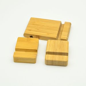 Wooden Phone <b>Stand</b> <b>Tablet</b> Holder 2x6x8cm Desktop Organizer <b>For</b> Smartphone And <b>Tablet</b> Display - Product Image 4