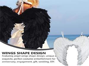 Ailes <span class=keywords><strong>d</strong></span>'<span class=keywords><strong>ange</strong></span> <span class=keywords><strong>et</strong></span> Halo pour enfants Costume <span class=keywords><strong>d</strong></span>'<span class=keywords><strong>ange</strong></span> ailes de plumes pour adultes sont utilisés pour les Festivals importants comme Halloween noël - Product Image 6