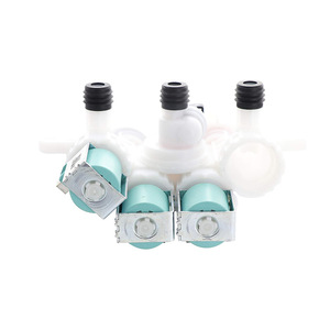 วาล์วทางเข้า W11096268 วาล์วไฟฟ้าสามทางแบบพลาสติกสำหรับเครื่องซักผ้าฝาหน้า - Product Image 3