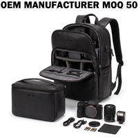 Sac à dos pour appareil photo OEM personnalisé, sac professionnel pour appareil photo reflex numérique/SLR sans miroir, étui étanche pour appareil photo compatible avec DE