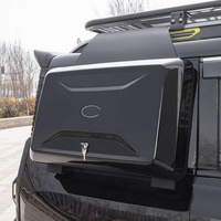 Boîte de rangement latérale STAR noire verrouillable en ABS pour fenêtre, installation facile pour Jetour Traveler 2023-2025