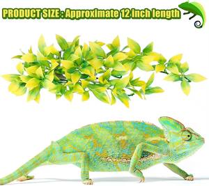 Plantes de reptiles artificielles Reptiles réalistes Feuilles de <span class=keywords><strong>terrarium</strong></span> Habitats de reptiles en plastique Plante <span class=keywords><strong>Terrarium</strong></span> suspendu pour amphibiens - Product Image 3