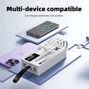 Pd สถานีพลังงานแบบพกพาบางเฉียบ22.5W 50000MAH พร้อมจอแสดงผล LED ชาร์จเร็วและปลั๊กชาร์จพลังงานแสงอาทิตย์และเทคโนโลยี Gan - Product Image 2