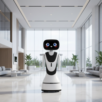 Robot d'accueil multifonctionnel IA avec fonction de recharge automatique et navigation laser pour services de réception et d'accompagnement