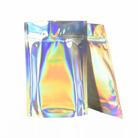 Sachet Doypack en Film Laser Aluminium Anti-Odeur avec Fermeture Éclair, Taille et Couleur Personnalisables, Emballage Alimentaire de Qualité