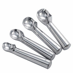 Hot bán OEM <span class=keywords><strong>2</strong></span> oz Ergonomic kim loại hợp kim nhôm <span class=keywords><strong>Ice</strong></span> Cream <span class=keywords><strong>Scoop</strong></span> với lớp phủ điện <span class=keywords><strong>Ice</strong></span> Cream Spoon <span class=keywords><strong>Scoop</strong></span> Set - Product Image 4