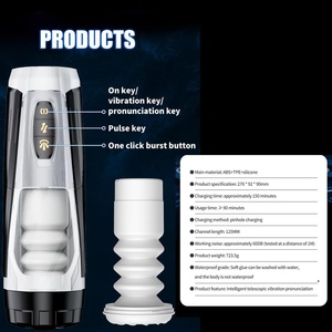 Masturbador Eléctrico con 7 Modos, Función Telescópica y Engranaje Giratorio Continuo, Masturbador de Bolsillo, Vagina Eléctrica - Product Image 4