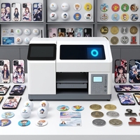 Mesin Printer UV Flatbed AI, Pemindaian Kode, Pencetakan Otomatis, Desktop, Usaha Kecil, Hadiah Promosi, Mesin Printer Kustom