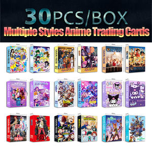 Tarjetas Lomo de Anime de Múltiples Estilos, Doble Cara, 30 Piezas, Colección de Personajes de Dibujos Animados como Sailor Moon y <span class=keywords><strong>Blue</strong></span> Lock, Regalo para Fans - Product Image 1