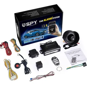 SPY satu arah alarm keamanan mobil remote control universal bt sistem alarm mobil pintar