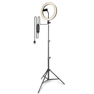 14 дюймов 18 дюймов светодиодная круглая кольцевая лампа со штативом для Youtube видео живой поток макияж фотография 6 дюймов 8 дюймов 10 дюймов 12 дюймов