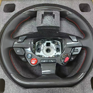 Fit for <strong>Ferrari</strong> 458 Upgraded New Model with Remote LED GTC4 Carbon Fiber Steering Wheel 458 488 FF F12 California T <strong>F8</strong> 812 GTC4 - Product Image 5