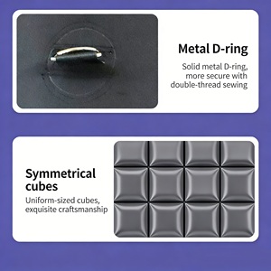 Tente pneumatique noire robuste, coupe-vent, résistante aux UV, imperméable, design <span class=keywords><strong>cube</strong></span>, pliable pour <span class=keywords><strong>rangement</strong></span>, idéale pour fêtes en extérieur et expositions - Product Image 4