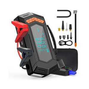 Nuevo Cargador de Coche Portátil <span class=keywords><strong>6</strong></span> en <span class=keywords><strong>1</strong></span>, Banco de Energía, Arrancador de Baterías con Bomba de Aire para Camiones y Motocicletas - Product Image 1