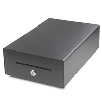 Tiroir-caisse électronique GSAN compact 230 mm USB RJ11 sécurisé pour caisse de magasin avec plateau amovible pour le commerce de détail, 4 compartiments billets, 6 compartiments pièces
