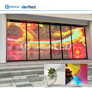 2024 marché chaud chine usine intérieur P4 P6 P8 P10 Led enrouler Flexible écran verre fenêtre doux Transparent LED cristal <span class=keywords><strong>Film</strong></span> - Product Image 1