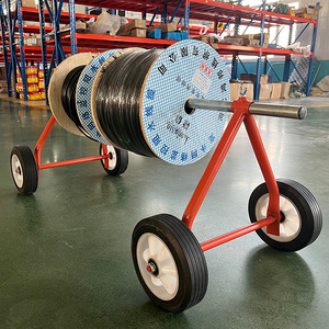 Support de bobine de câble en forme de A, pliable pour le rangement, s'adapte à toutes les fourgonnettes et voitures, distributeur universel de bobine de câble en forme de A - Product Image 4