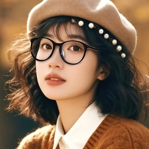 Montures de lunettes œil-de-chat coréennes à monture complète pour femmes, légères, anti-lumière bleue, design solide 2025 - Product Image 4