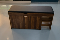 Banc de rangement à chaussures moderne ModHomi 2025 en MDF, style simple, meuble à chaussures en bois MDF pour entrée, salon, meubles pour la maison