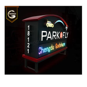 Poteau de signalisation immobilière à LED pour l'extérieur - Product Image 4