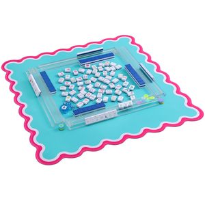 Nuove Tessere di Mahjong Americane Personalizzate di Design Moderno e Lussuoso in Melamina a Doppio Strato con Stampa, Carte da Gioco per Intrattenimento - Product Image 1