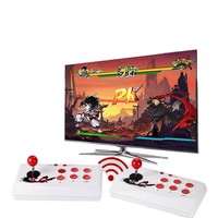 Console d'arcade rétro FORYOBUD X6, manettes sans fil, 20000 jeux intégrés, mémoire 64 Go, extension TF jusqu'à 64 Go, branchement TV, prêt à jouer