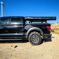 Auvent latéral robuste pour véhicule, double poteau 270 degrés sans LED, abri de camping extérieur pour SUV, voyages et overlanding
