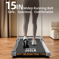 Tapis roulant électrique pliable couleur métallique avec écran LED, intelligent et portable, moteur 0,75 CV, vitesse 1-10 km/h, pour la maison et la salle de sport