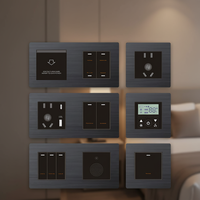 Interrupteurs et prises intelligents Greentech pour hôtels, interrupteur tactile, système de gestion des chambres d'hôtel, commande tactile