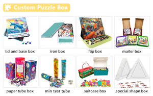 Cá Nhân 500 Pcs Các Tông Câu Đố Tùy Chỉnh Hình Ảnh In Jig Saw Câu Đố 1000 Mảnh Rompe Cabezas Câu Đố Ghép Hình Cho Người Lớn - Product Image 5